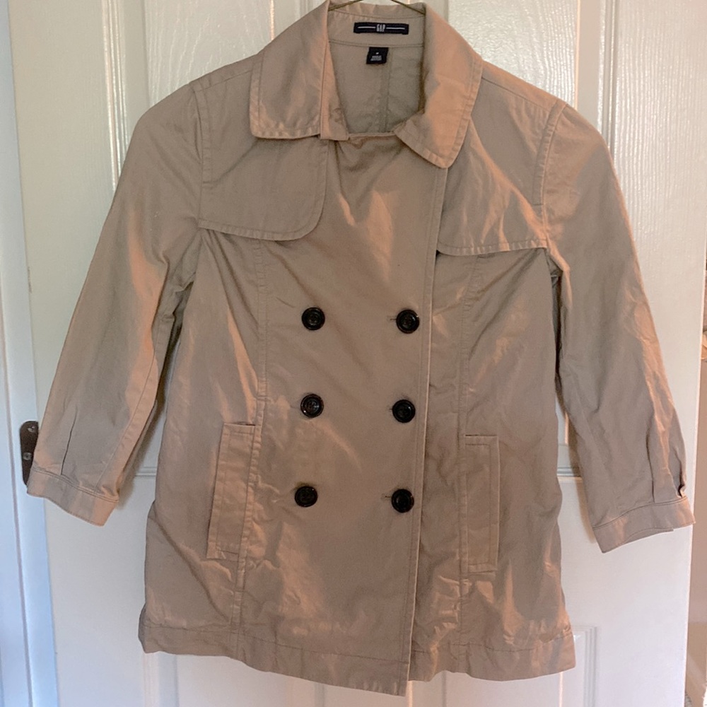 Gap Button 3/4 Sleeve Jacket